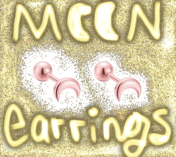 moon earrings